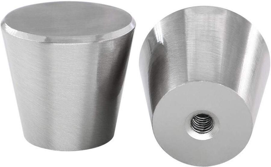 By Shayne Stijlvolle 20-delige Set Geborstelde Kastknoppen van Roestvrij Staal voor Meubels