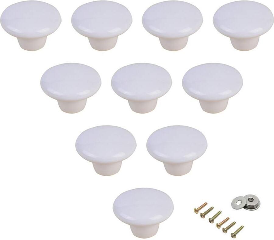 Keramische Ronde Kast Handgrepen 10 stuks Voor Kinderkamer Decoratief