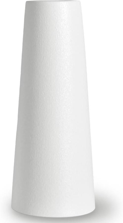 Wit Keramische Vaas voor Tafeldecoratie Binnen Moderne Bloemenvazen ​​voor Thuis Woonkamer Boerderij Eettafel Kantoordecoratie 25 cm