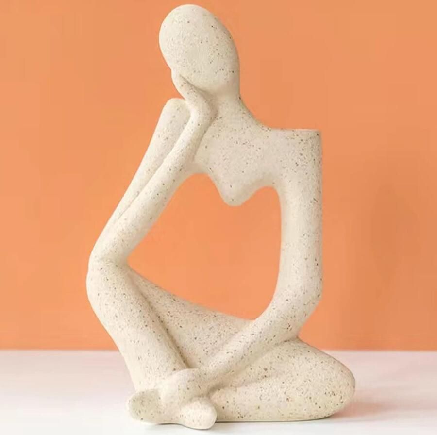 Keramische Vazen Deco Bloemenvaas Denker Tafelvaas Voor Pampas Grasbloemen Gedroogde Bloemen Moderne Vazen Voor Cadeau Tafel Decoratie Bruiloft Tulpenvaas Keuken Kantoor Woonkamer 19 cm