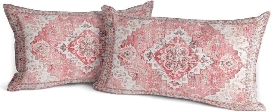 Kerst hoes voor sierkussen voordeelset van set van 2 boom hert slee sneeuwvlokken 30 x 50 cm decoratieve hoes voor sierkussen hoes voor bank woonkamer buiten decoratie geschenken hoes voor sierkussen 30x50