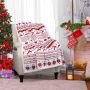Kerstdekens en gooien vakantie scherpe deken voor bank zacht kerst sneeuwpatronen fleece plaid deken dikke warme winter gezellige flanellen deken (50 x 60 inch kerst) - Thumbnail 3