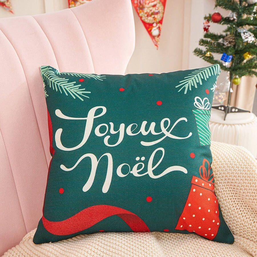 Kerstmis Kussensloop Bedside Zachte Tas Kussensloop Huisdecoratie Bank Slaapkamer Kantoor Nap Kussensloop Cadeau