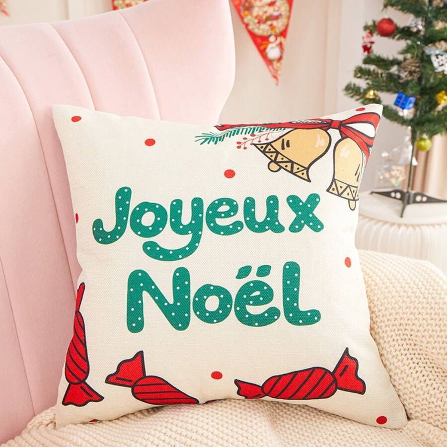 Kerstmis Kussensloop Bedside Zachte Tas Kussensloop Huisdecoratie Bank Slaapkamer Kantoor Nap Kussensloop Snoep