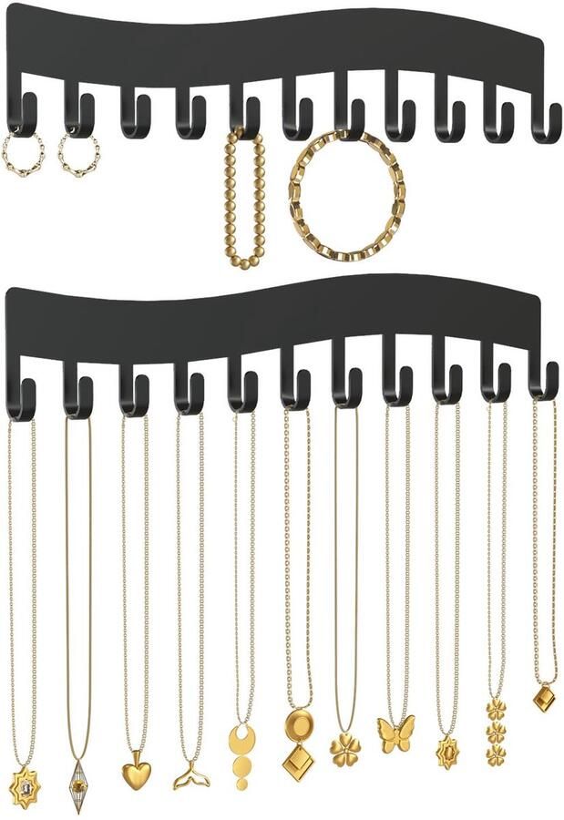 Ketting en Sieraden Wandhouder Stijlvolle Opslagoplossing voor Jouw Accessoires