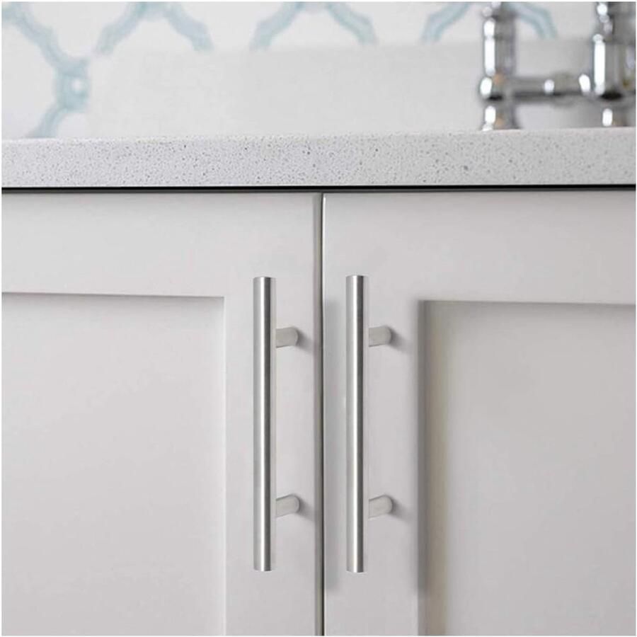 Keuken Kast Handgrepen Geborsteld RVS 6 Stuks 224mm