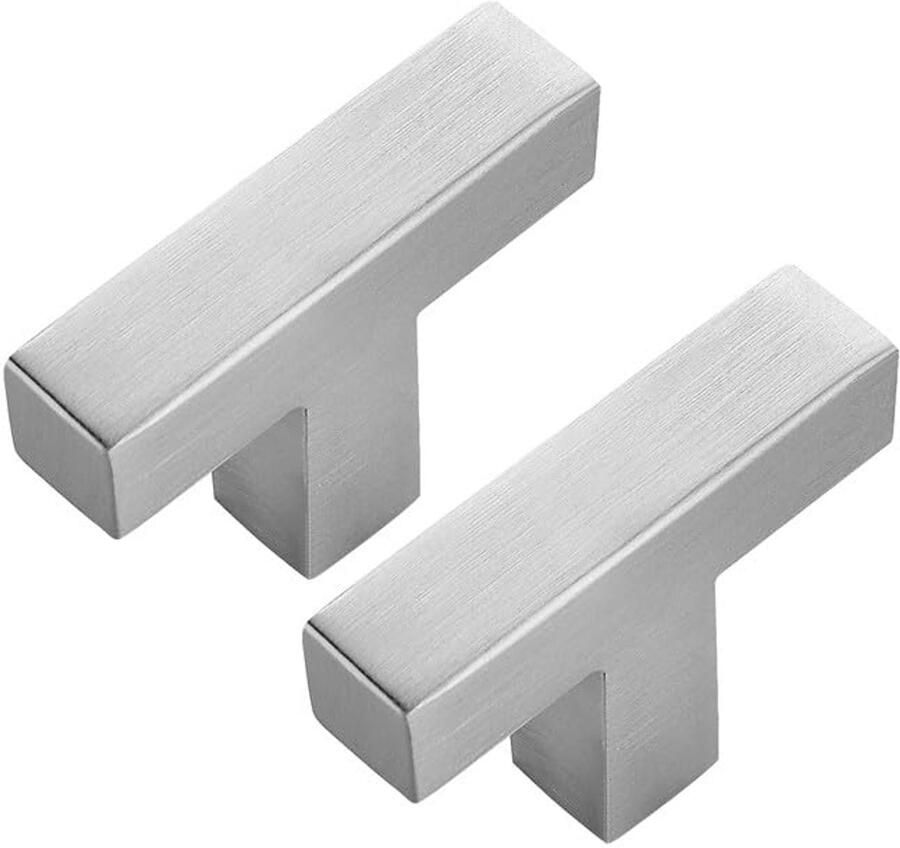 JGS Klassieke Vierkante Keukenkastgrepen van Hoogwaardig Roestvrij Staal voor Gebruik Set van 20 Stuks