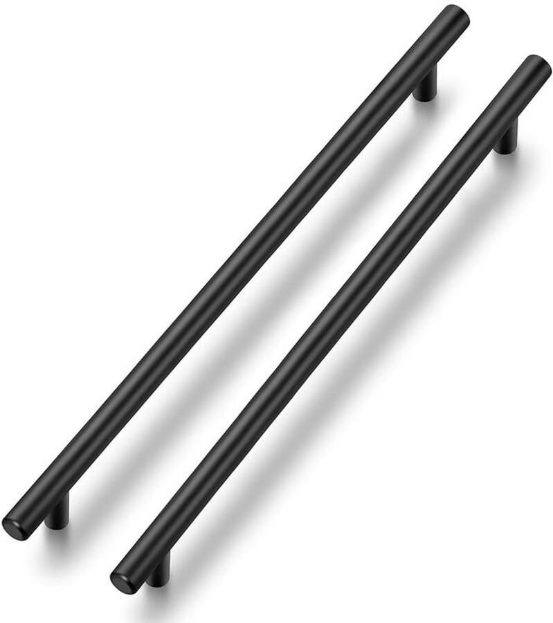 Meubelgrepen voor keukenkasten Kastgrepen 30 stuks Zwart Roestvrij staal 256 mm