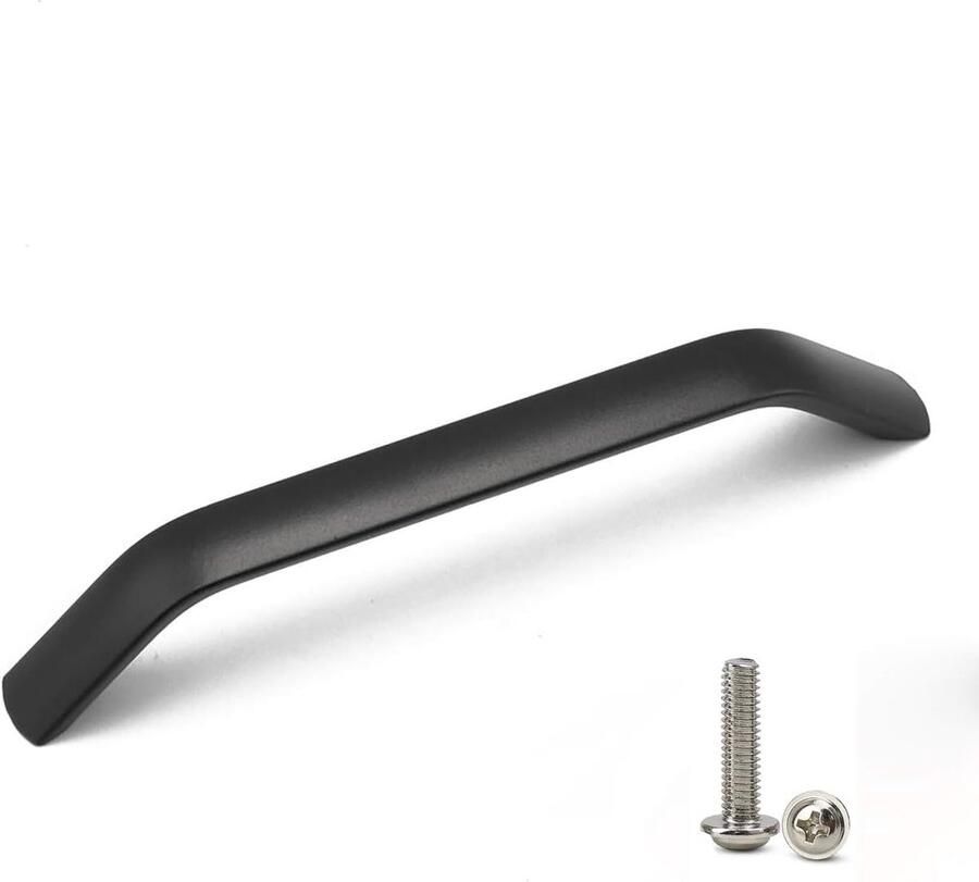 Keukengrepen 160 mm Zwart Voor Keukenkasten en Deuren 10 Stuks