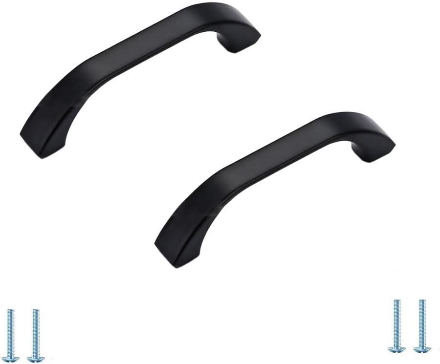 Keukengrepen Handgrepen voor Meubels 6 Stuks Zilverkleurig Metaal