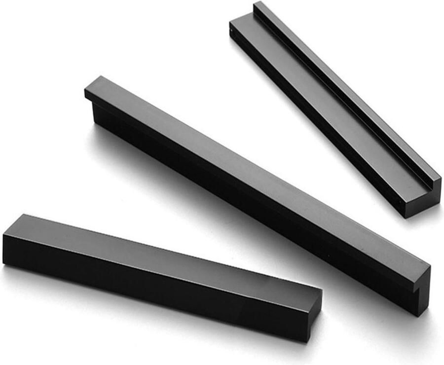 Keukengrepen zwart 10 stuks gatafstand 160 mm keukenkast handgrepen kastgrepen met schroeven deurgrepen