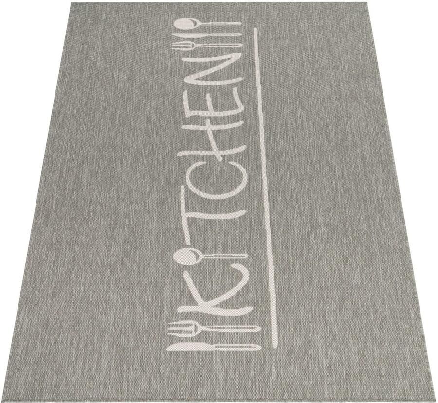 Keukenkapsel-Duurzaam polypropyleen-Flat-Weave-Stijlvolle letters en motieven