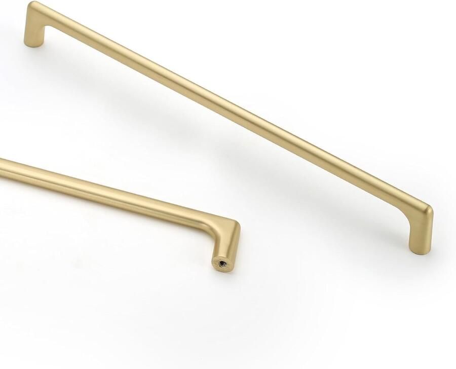 Keukenkast handgrepen Geborsteld messing 6 stuks 224mm