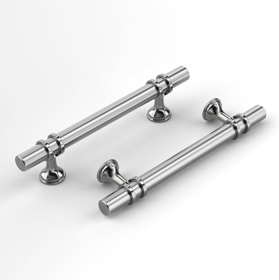 Keukenkast handgrepen zilver 10 stuks