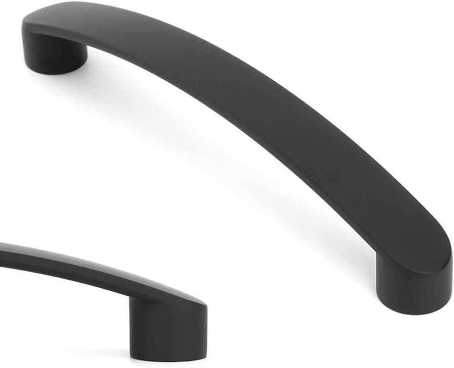 Keukenkast Handgrepen Zwart Set van 10 Stuks 96mm Deurgrepen voor Keuken Modern en Stijlvol