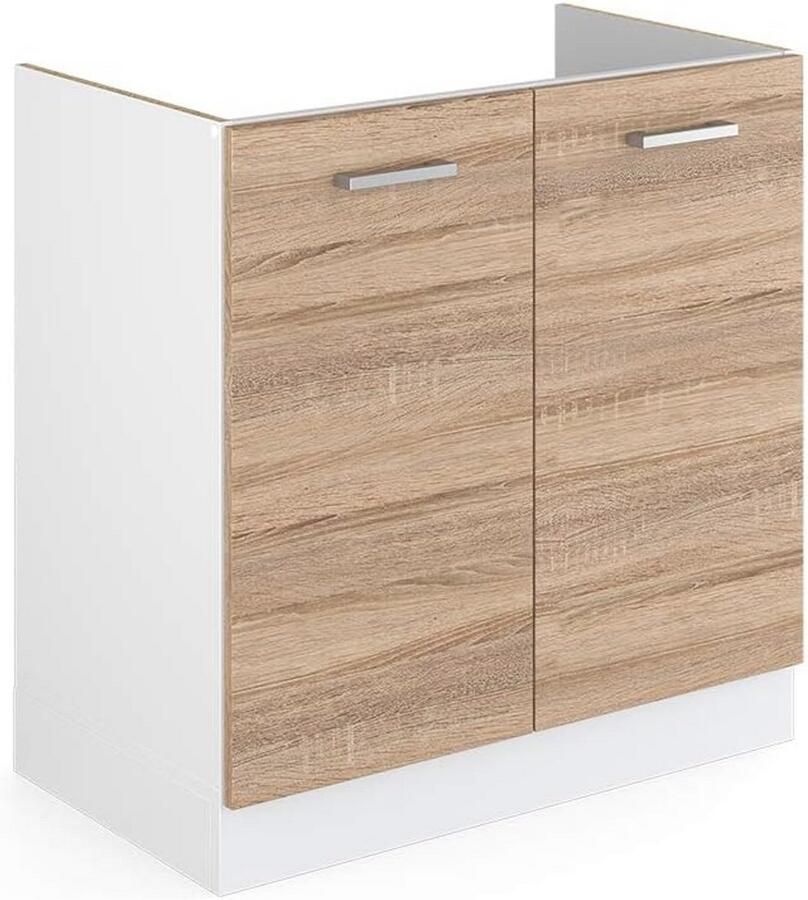 Keukenkast Hangkast Onderkast Keukenblok Antraciet Wit