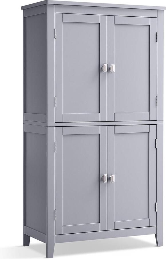 Rootz Living Rootz Keukenkast Pantry Organizer Opbergeenheid Verstelbare Planken 120cm x 40cm x 180cm