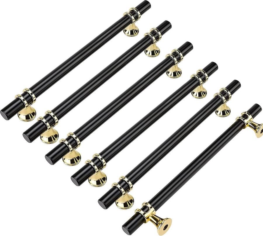 Keukenkastgrepen Zinklegering 6 stuks Gatafstand 192 mm