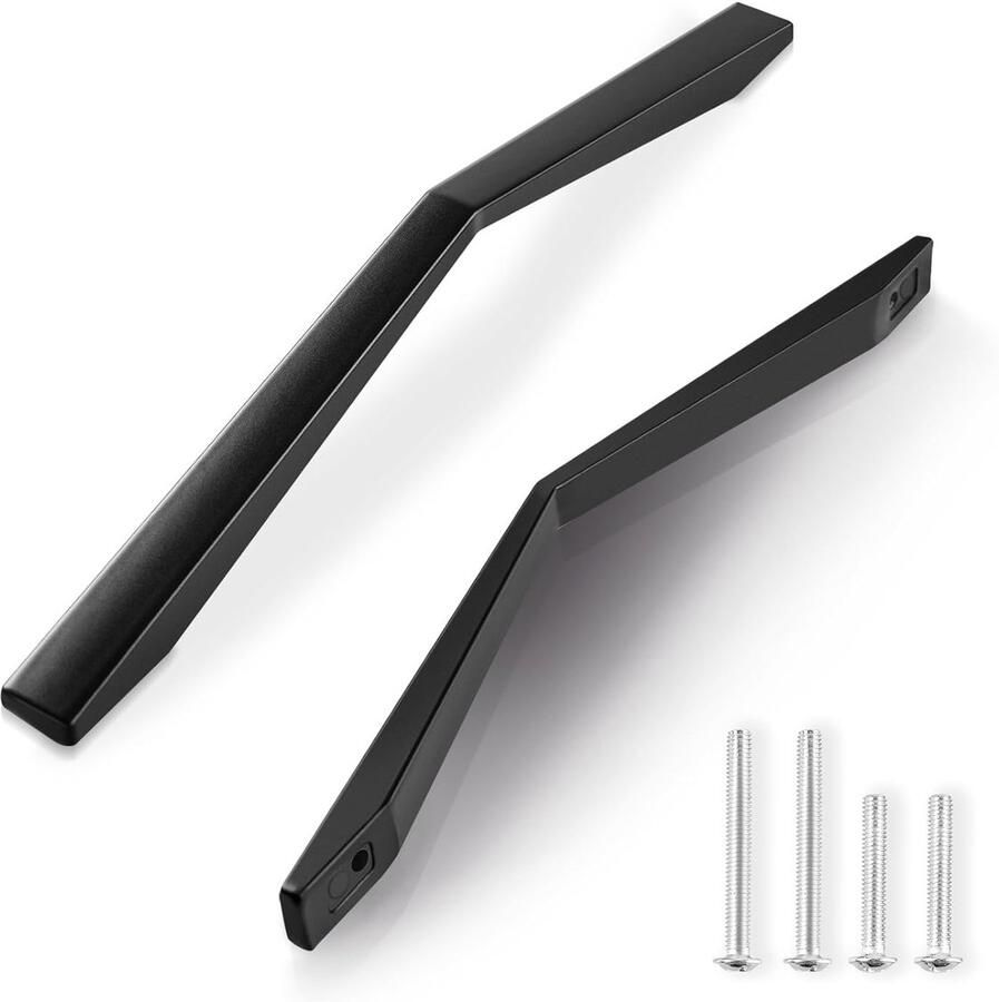 Keukenkasthandgrepen Zwart 10 stuks 160 mm