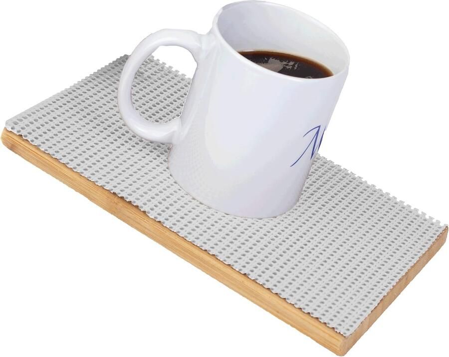 Keukenlademat EVA 45 cm x 400 cm rol ladebescherming antislip zelfklevend ladebescherming voor keuken rek kast camper lichtgrijs