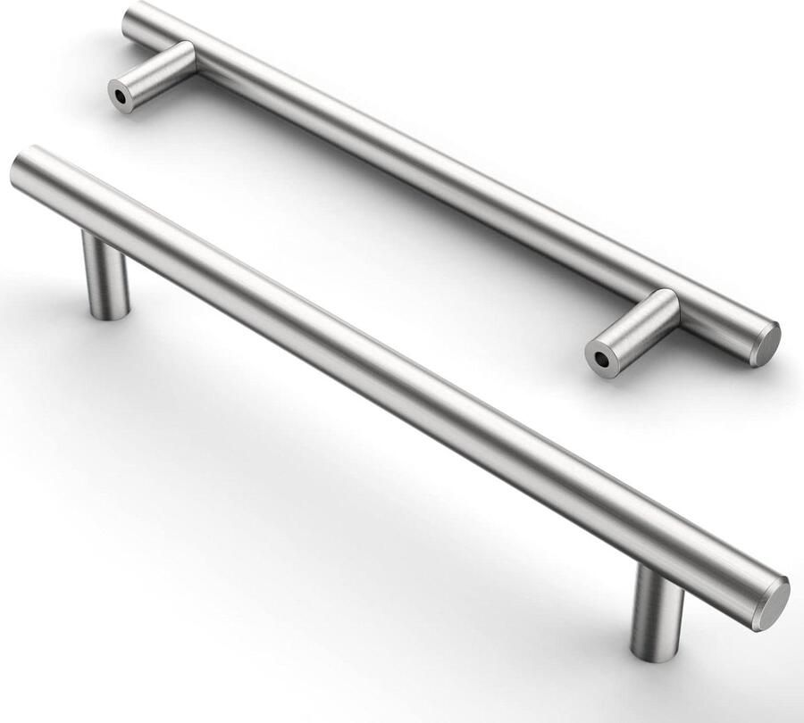 Keukenmeubelgrepen gebroken nikkel 12 stuks handgrepen keuken Gatafstand 192 mm Roestvrij stalen kasten Keukenkasten Wooncultuur