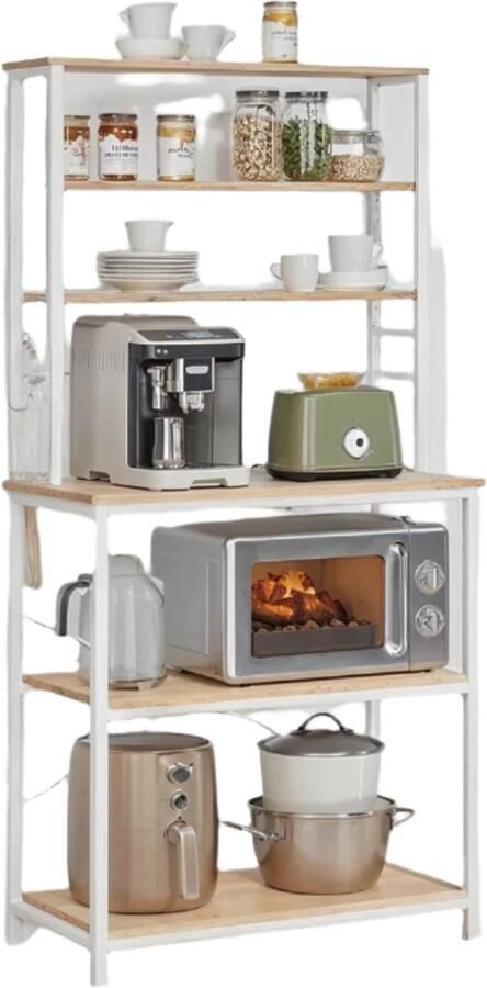 Keukenplank staande plank magnetronstandaard maximaliseert de ruimte 40 cm x 80 cm x 167 cm