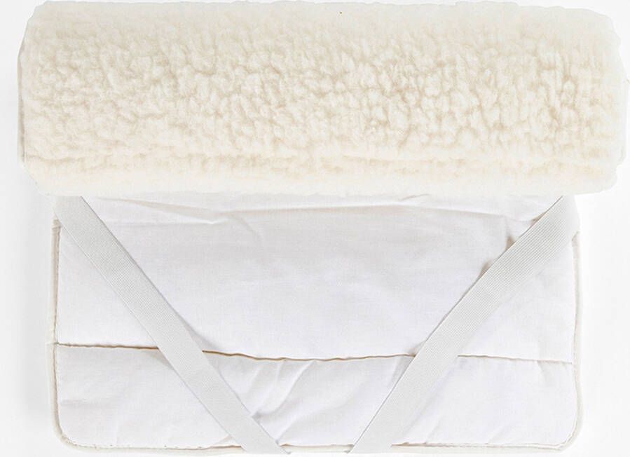 KiCo Label matras topper 100% merino wol 50x90cm voor co-sleeper