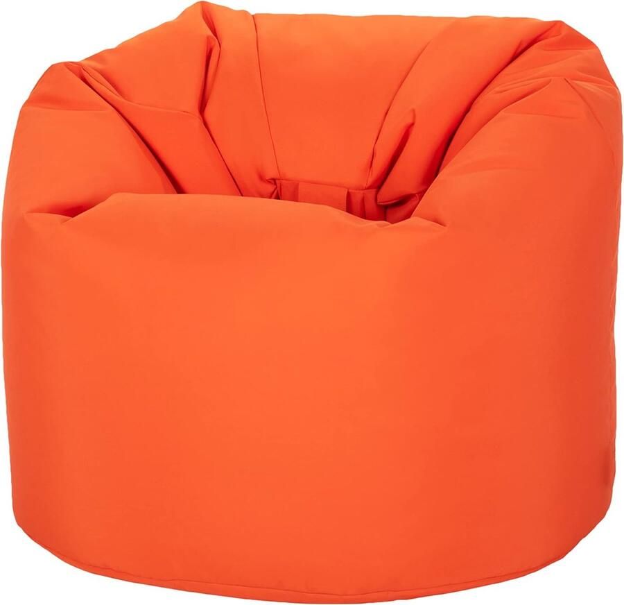 Kids Zitzak Gamer Chair Binnen Outdoor Woonkamer Bean Bag Kinderen Waterbestendig Meubels Ergonomisch Ontwerp voor Ondersteuning van het Lichaam (Oranje)