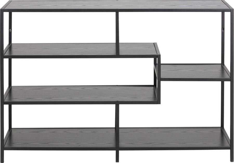 Actona MOOS Seaford bookcase 3 shelves powder coat mat bl asym - Foto 2