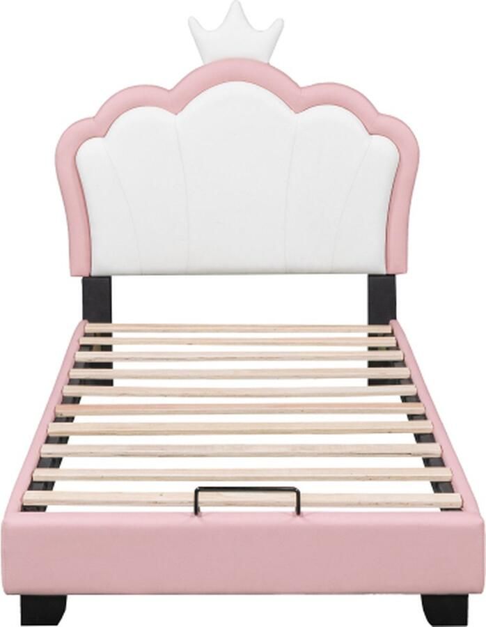 Zonder merk Gotagee Kinderbed 90x200cm Gestoffeerd bed (zonder matras) Eenpersoonsbed Roze