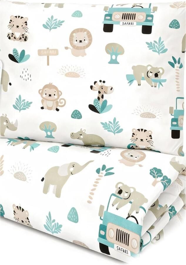 Kinderdeken Katoen 90x120 Baby Dekbed en Kussenset Kinderdeken 90x120cm en Kussen 60 x 40cm Dekbed Voor Babybed Afrika