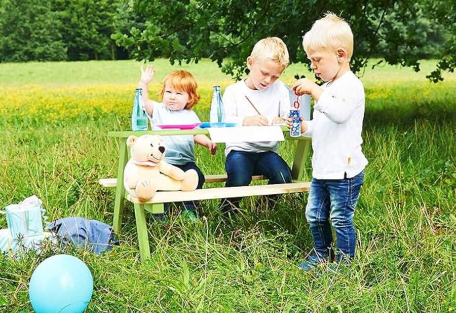 Kinderen picknicktafel set 90 x 79 x 50