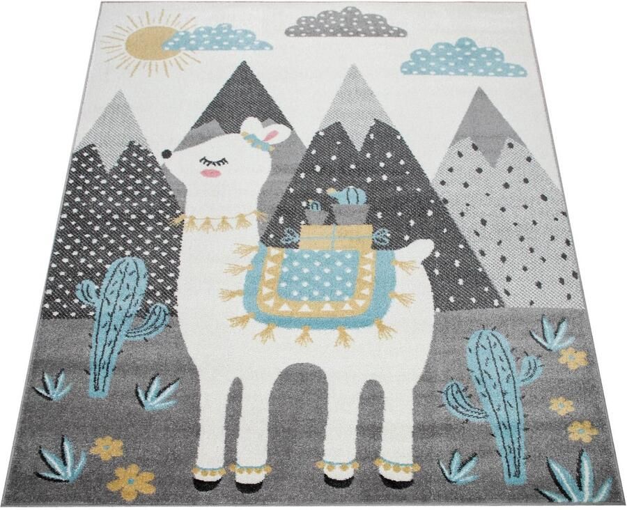 Kinderkamerkleed voor kinderen zacht en duurzaam speels dieren- en nachthemelontwerp Easy Care