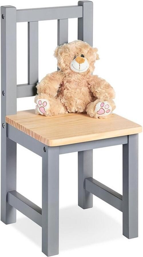Rootz Living Rootz Kinderstoel Fenna Kinderzitje Kinderkruk Massief Houten Elegance 26cm x 26cm x 55cm