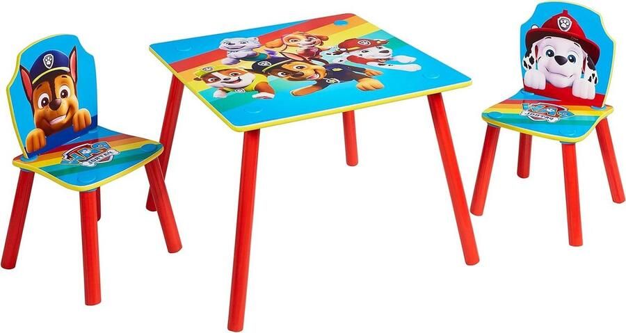 Kindertafel 2 stoelen Set 435 cm x 63 cm x 63 cm Speeltafel voor kinderkamer
