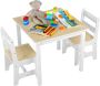 LooMar Kindertafel – Kinderbureau – Kindertafel met stoeltjes – Kindertafel en stoeltjes – Peuter tafel en stoel – Kindertafeltje met 2 stoeltjes - Thumbnail 1