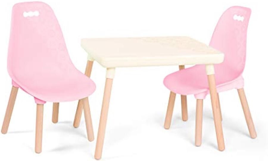 Kindertafel met 2 Stoelen voor Kinderen Speel- en Knutselmeubel voor Kids