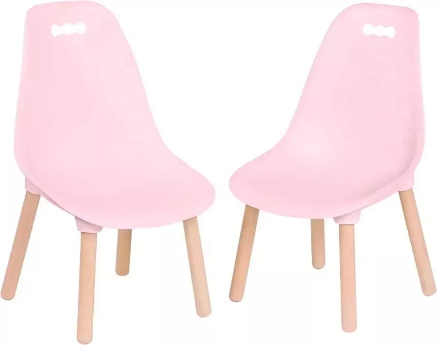 Kindertafel met stoelen – kindertafeltje – kinderkamer – duurzaam 37 x 42 x 66 cm