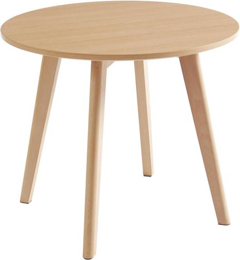 Vente-unique Kindertafel van mdf en beuken naturel LOULOUNE L 60 cm x H 51 cm x D 60 cm - Foto 1