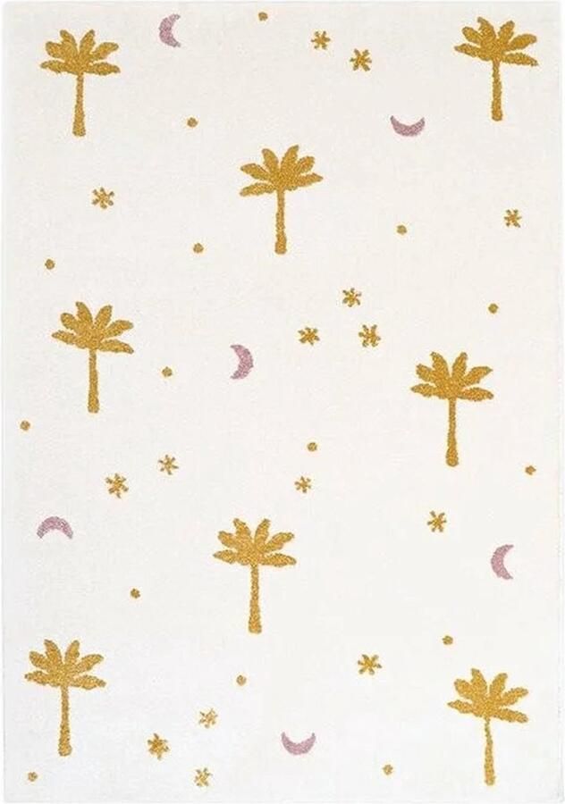 Kindertapijt Little Palm Miel 120 x 170 cm Nattiot