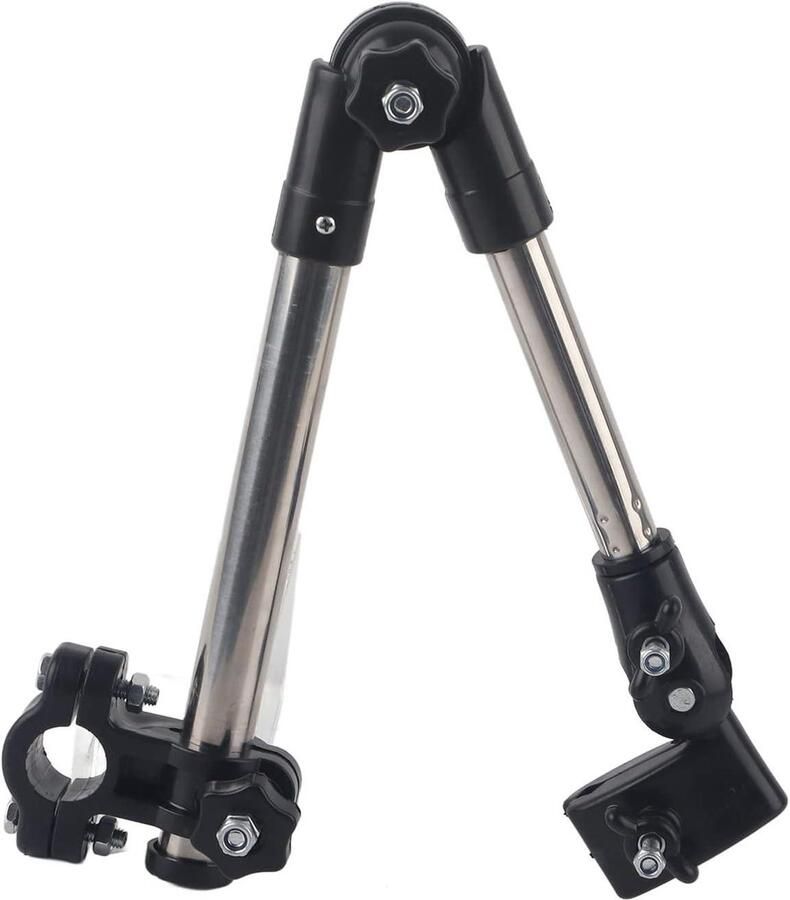 Kinderwagen Parapluhouder Universele Houder Multifunctioneel Fiets Zwart Klemmen parapluhouder voor rollator