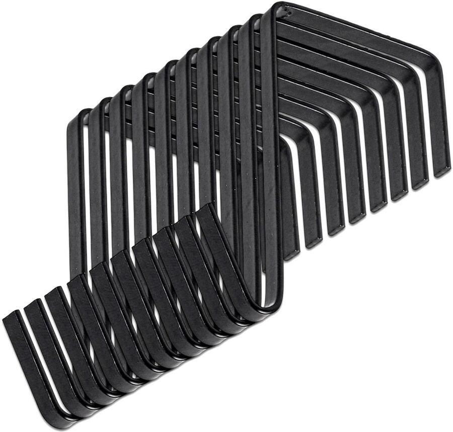 Kisstta deurhaken set van 10 roestvrij staal deurhaken om op te hangen universeel bruikbaar deurkapstok binnenin deurkapstok om op te hangen massieve kapstokken deur deurhaakrail om op te hangen