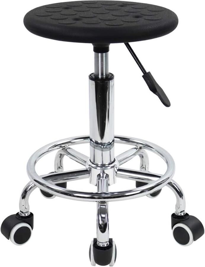 Kktoner Anti-statische PU Schuim Rolkruk met Voetensteun 45-61cm