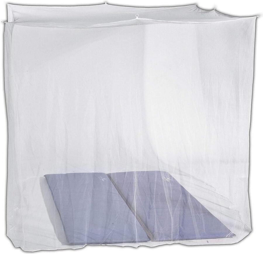 Klamboe dubbel bed muggennet fijnmazig weefsel vierkante vorm outdoor gebruik reismuggennet 220 x 200 x 200 cm