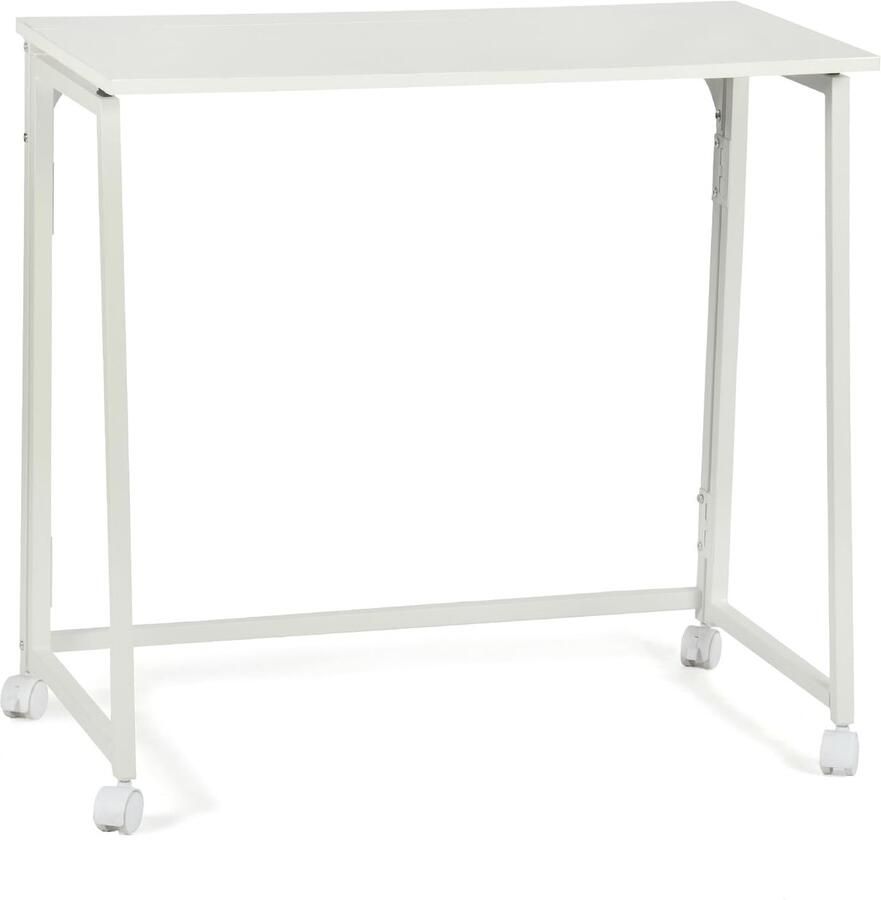 Klapbare Multifunctionele Tafel met Wielen voor Compacte Werkruimtes en Eenvoudige Opslag