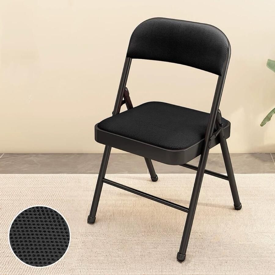 Klapstoel Vouwstoel Opvouwbaar Stoel Metaal Waterbestendig Bruin Zithoogte 45 cm