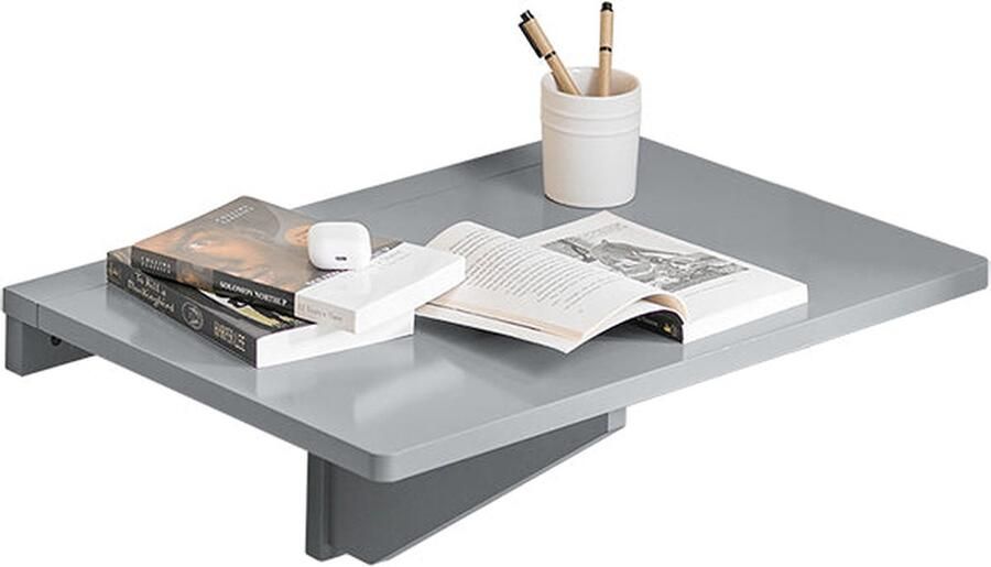 Rootz Living Rootz Klaptafel voor wandmontage Keukentafel Bureau Ruimtebesparend ontwerp Ideaal voor kleine ruimtes en kinderkamers Duurzame MDF-constructie 60 cm x 40 cm x 1 4 cm