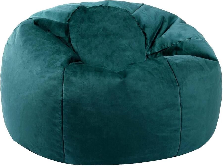 Fluwelen Zitzak Comfortabel en Stijlvol 1 stuk Teal Groen Voor Volwassenen