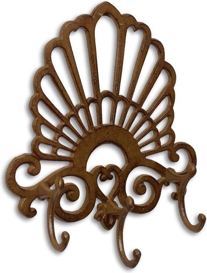 Klassieke gietijzeren kapstokhaken set – Vintage wandhaken – Robuuste jashaken – Industriële haak – Zwart smeedijzer – 4 kg