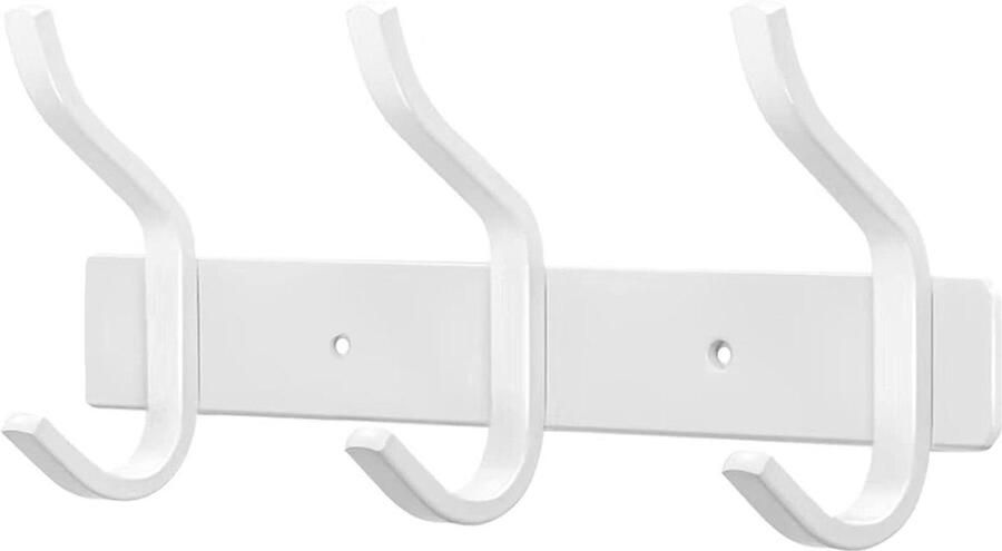 Kledinghaken Roestvrijstalen haaklijst met 3 haken voor slaapkamer en badkamer Kapstok